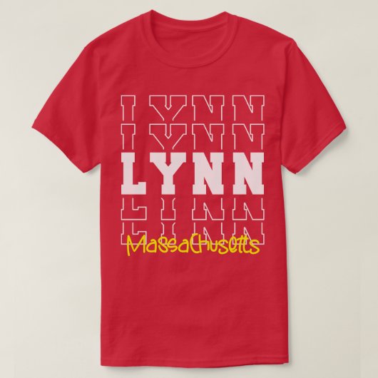 Lynn city Massachusetts Lynn MA T-shirt (Design voorkant)