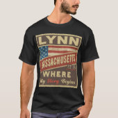 LYNN, MA Hier begint mijn verhaal. T-shirt (Voorkant)