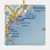 Lynn MA  Map Keramisch Ornament (Voorkant)