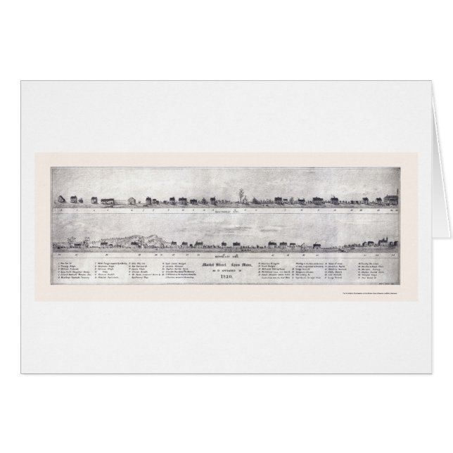 Lynn, MA Panoramic Map - 1820 (Voorkant Horizontaal)