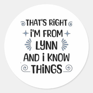 Lynn, Massachusetts Ronde Sticker