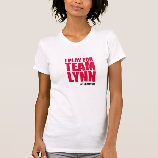 Lynn-T-shirt vrouwenteam T-shirt (Voorkant)
