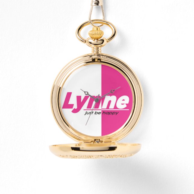 LYNNE BRAND Gouden Zakhorloge Horloge (Voorkant)