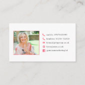 Lynne James Visitekaartjes (Achterkant)