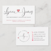 Lynne James Visitekaartjes (Voorkant / Achterkant)
