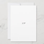 Lynnea Simple Elegant Wedding Save The Date (Achterkant)