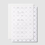 Lynnette Traditionele Elegante Huwelijk Vellum Uitnodigingen (Offset (Uitnodiging))