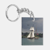 Lynx acrylic-sleutelketen sleutelhanger (Voorkant Links)