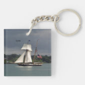 Lynx acrylic-sleutelketen sleutelhanger (Achterkant)