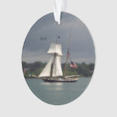 Lynx-acrylversiering Ornament (voorkant)