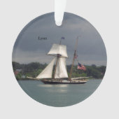 Lynx-acrylversiering Ornament (voorkant)