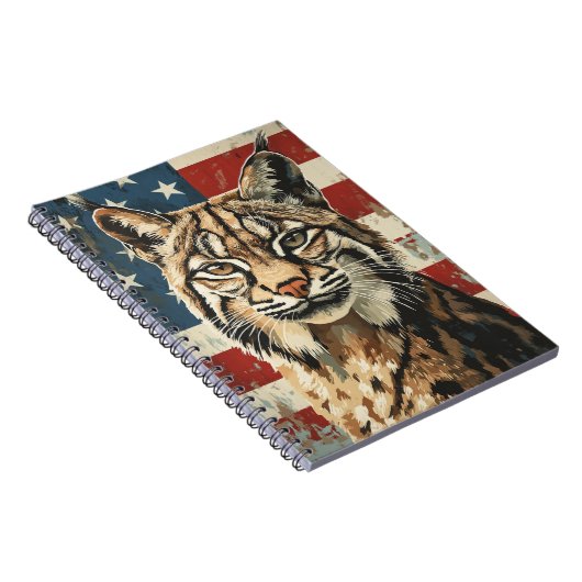 Lynx Amerikaanse vlag  Notitieboek (Rechterzijde)