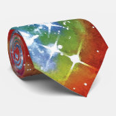 Lynx Arc Stargeboorster Star Cluster Artist Impres Stropdas (Opgerold)