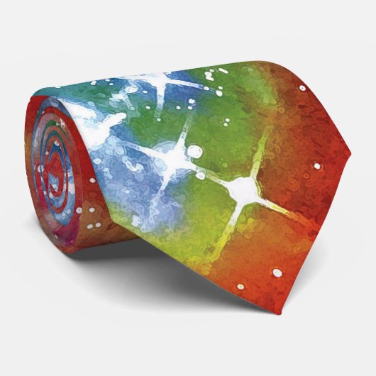 Lynx Arc Stargeboorster Star Cluster Artist Impres Stropdas (Opgerold)