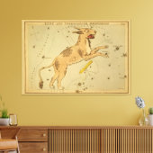 Lynx -  Astronomisch Star Chart Afbeelding Canvas Afdruk (Insitu (Woonkamer))
