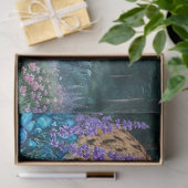 Lynx bij zonsopgang bij waterval tissuepapier (Geschenk)