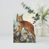 Lynx  briefkaart (Staand voorkant)