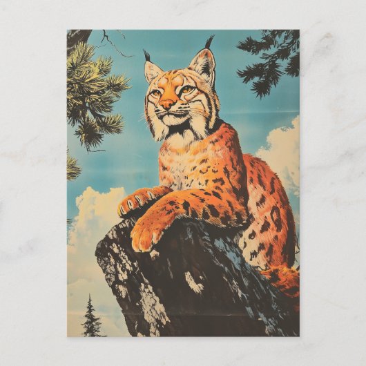 Lynx  briefkaart (Voorkant)