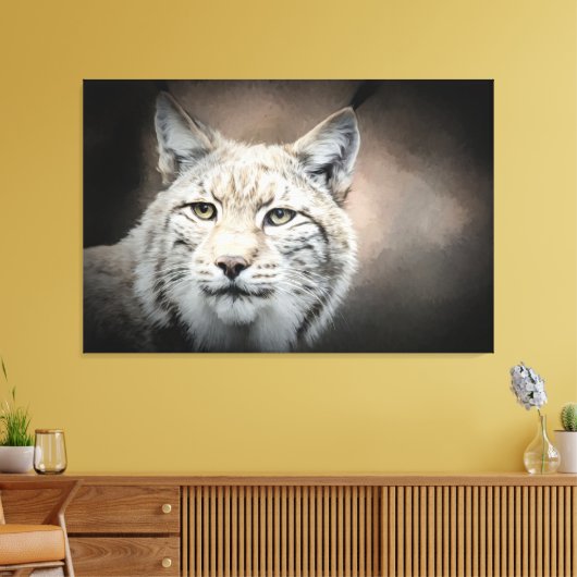 Lynx Canvas Afdruk (Insitu (Woonkamer))