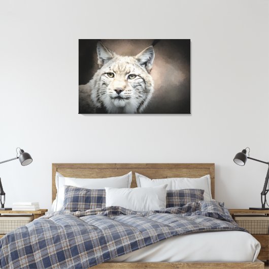 Lynx Canvas Afdruk (Insitu (Slaapkamer))