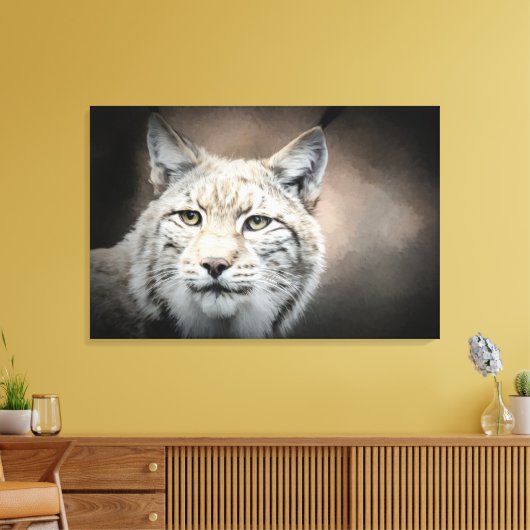 Lynx Canvas Afdruk (Insitu (Woonkamer))