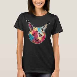 Lynx Caracal Cat Sahara Safari Wilde Dierdierentui T-shirt