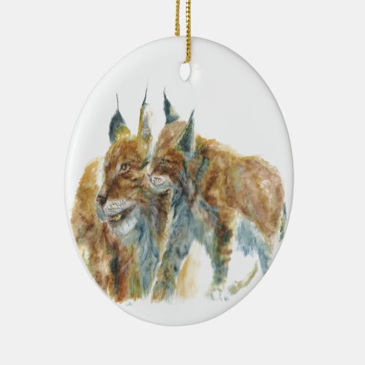 Lynx design keramisch ornament (Rechts)