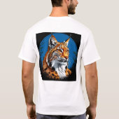 Lynx dier t-shirt (Achterkant)