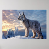 Lynx Dierlijke Natuur Majestic Wilderness Poster (Voorkant)