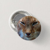 Lynx Face - Badge Ronde Button 3,2 Cm (Voorkant /achterkant)