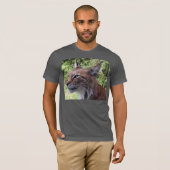 Lynx Face Close-Up T-shirt (Voorkant volledig)