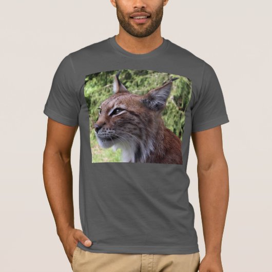 Lynx Face Close-Up T-shirt (Voorkant)
