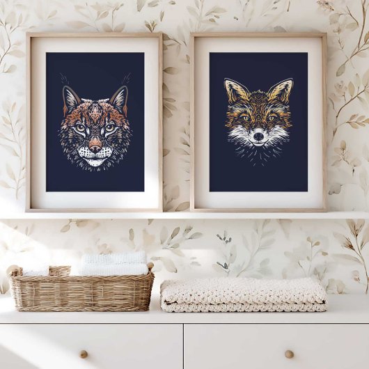 Lynx | Forest Animal Lynx Wall Print