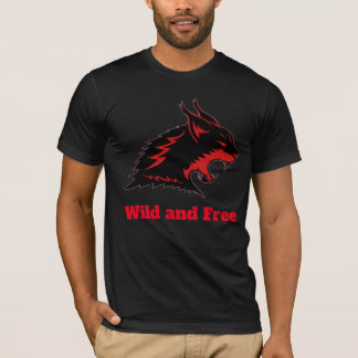 Lynx hoofd Wild en Gratis T-shirt