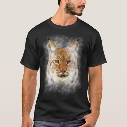 Lynx Illustratie Lynx Lynx Cat T-shirt (Voorkant)