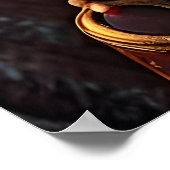 Lynx in wandelkleding | AI Art Poster (Hoek)