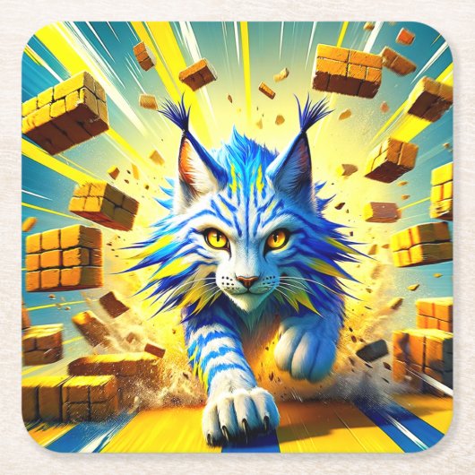 Lynx Kartonnen Onderzetters (Voorkant)