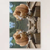 Lynx-katten Legpuzzel (Verticaal)