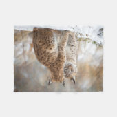 Lynx love Blanket Fleece Deken (Voorkant (Horizontaal))