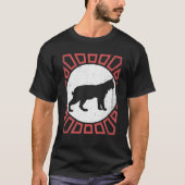 Lynx Lover  Retro Style Animal T-shirt (Voorkant)