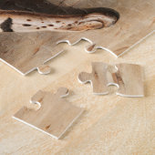 Lynx (Lynx rufus var maculatus) Illustratie Legpuzzel (Zijkant)