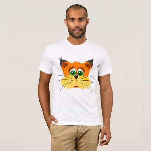 Lynx Mannen T-shirt (Voorkant volledig)