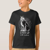 Lynx met Natuur T-shirt (Voorkant)