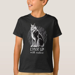 Lynx met Natuur T-shirt
