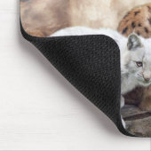 Lynx Moon Art Mousepad Muismat (Hoek)