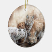 Lynx Moon Holiday Ornament (Links)
