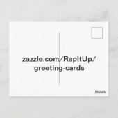 Lynx Point Siamese Briefkaart (Achterkant)