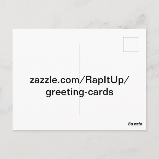 Lynx Point Siamese Briefkaart (Achterkant)