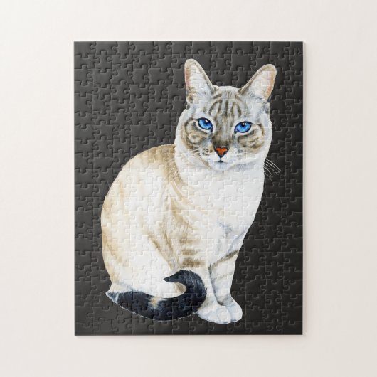 Lynx Point Siamese Cat Legpuzzel (Verticaal)