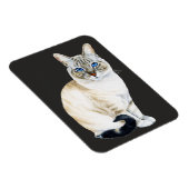 Lynx Point Siamese Cat Magneet (Rechterzijde)